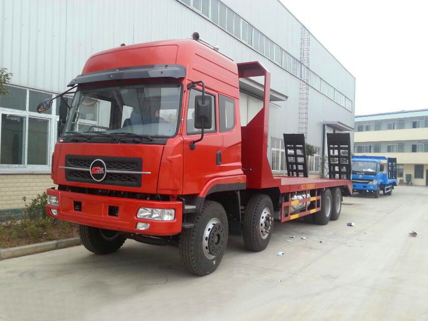 楚风前四后八平板运输车