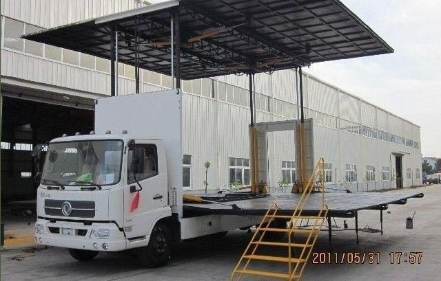 天锦舞台车(两面展开)